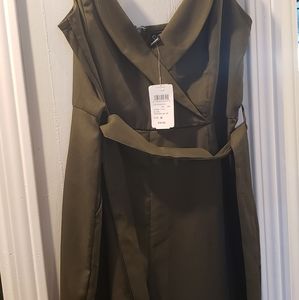 Olive green jump suit